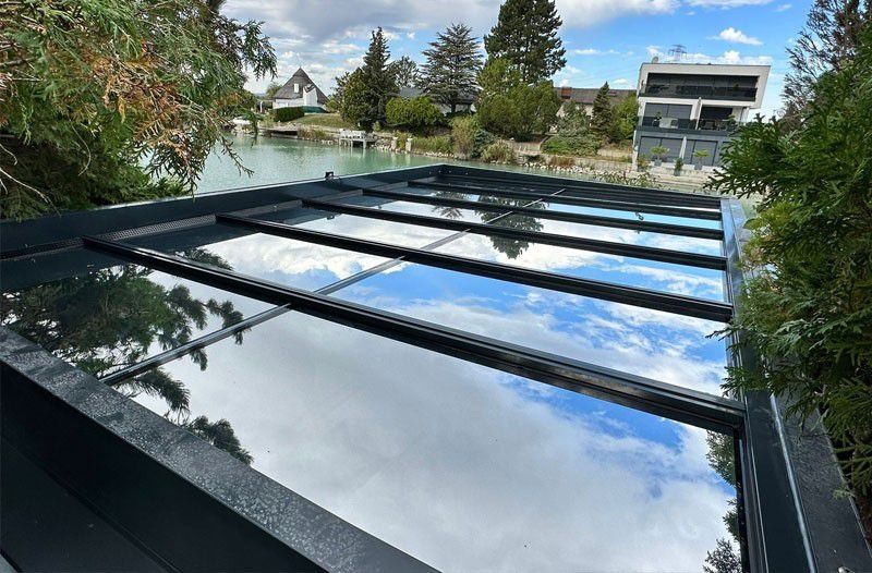 Sommergarten Dach von oben