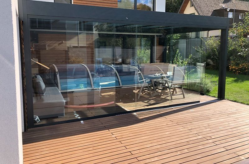 Sommergarten System CUBO Komplettansicht